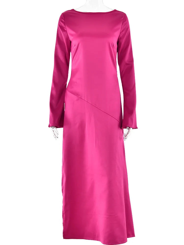 Satin Robe de Soirée